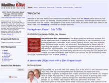 Tablet Screenshot of malibueast.org
